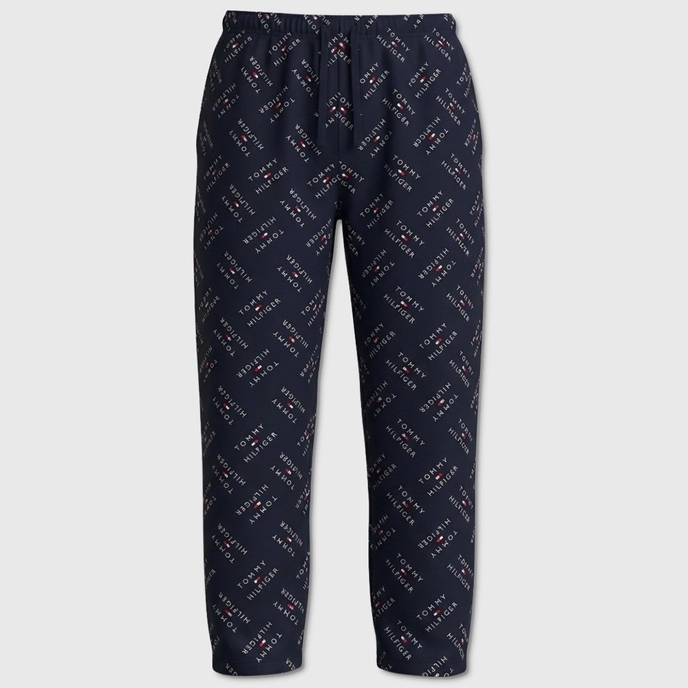 Tommy Hilfiger Pajama / Lounge‎ Pants - NWT Mens Large All Over Logo - #48576-D9